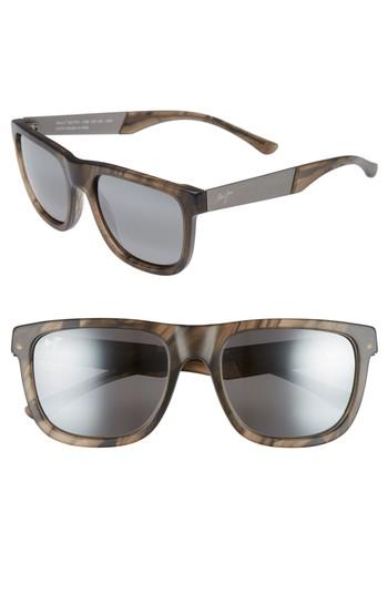 Men's Maui Jim Talk Story 55mm Polarized Sunglasses - Stormy Grey/ Neutral Grey