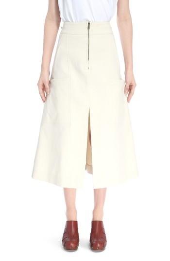 Women's Chloe Workwear A-line Midi Skirt Us / 34 Fr - White