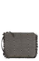 Mercado Global Lily Fringe Canvas Wristlet -