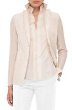 Women's Akris Cotton & Silk Seersucker Jacket