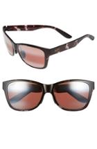 Men's Maui Jim 'road Trip' 57mm Polarized Sunglasses - Black And Grey Tortoise/rose