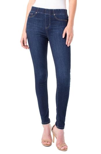 Women's Liverpool Chloe Pull On Skinny Jeans - Blue
