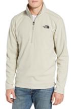 Men's The North Face Texture Cap Rock Quarter Zip Fleece Jacket - Beige