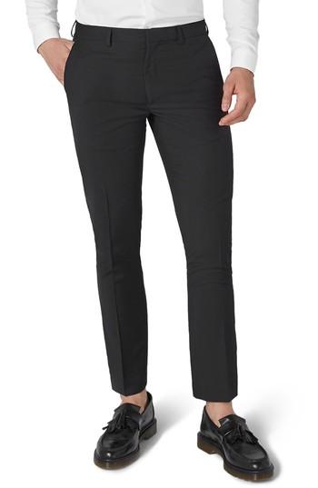 Men's Topman Black Skinny Fit Trousers