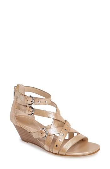 Women's Isola Petra Strappy Wedge Sandal .5 M - Beige