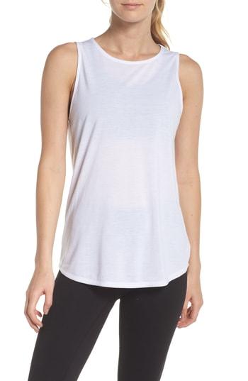 Women's Zella Twist Back Tank Top, Size - White