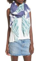 Women's Sole Society Ikat Kimono Scarf, Size - Blue