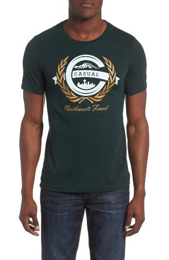 Men's Casual Industrees Crest Graphic T-shirt