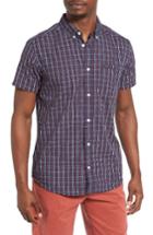 Men's Rvca That'll Do Plaid 2 Woven Shirt - Blue