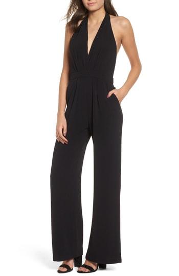 Women's Wayf Rollick Halter Jumpsuit - Black