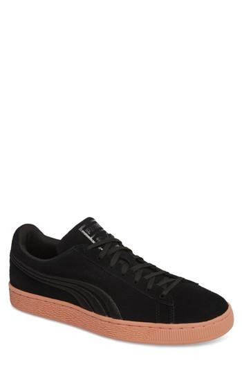 Men's Puma Suede Classic Bade Sneaker M - Black