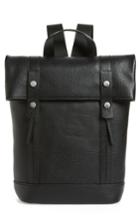 Treasure & Bond Remy Pebbled Leather Backpack - Black