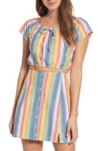 Women's Obey Carmen Stripe Top - Green