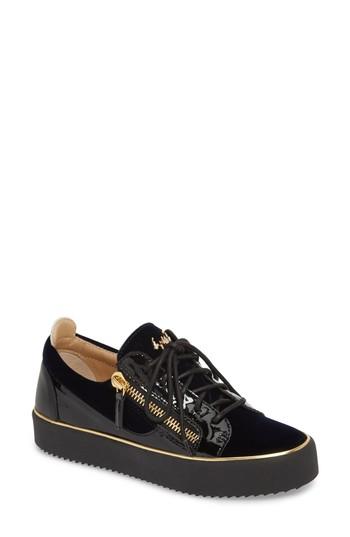 Women's Giuseppe Zanotti Low Top Sneaker M - Blue