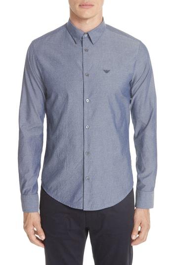 Men's Emporio Armani Slim Fit Solid Dress Shirt
