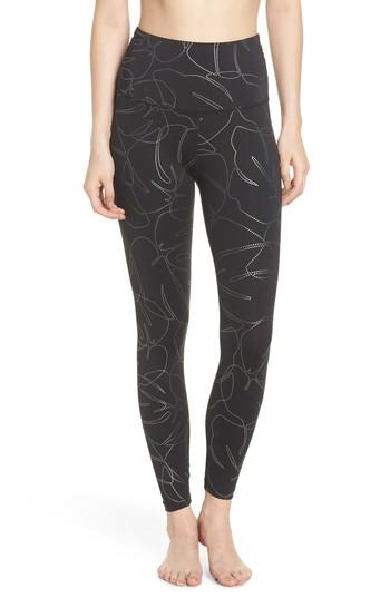 Women's Beyond Yoga Flashback High Waist Midi Leggings - Grey