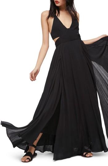 Women's Free People Lillie Maxi Dress - Black