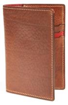 Trask 'jackson' Bison Leather Passport Holder -