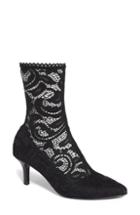Women's Opening Ceremony Queen Stretch Lace Sock Bootie