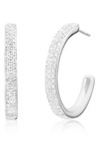 Women's Monica Vinader Fiji Large Diamond Hoop Earrings