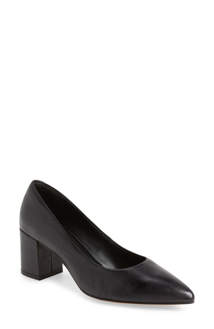 Women's Isola Felino Pointy Toe Pump .5 M - Black