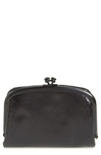 Women's Hobo Aura Compact Wallet - Black