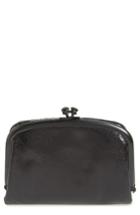 Women's Hobo Aura Compact Wallet - Black