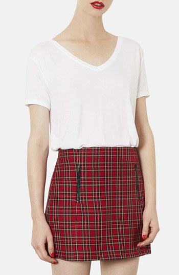 Topshop V-neck Tee White