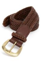 Men's Polo Ralph Lauren Leather Belt - Cognac