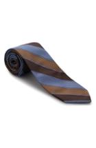 Men's Robert Talbott Stripe Silk Tie, Size - Brown