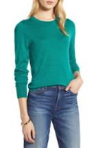 Women's Halogen Merino Wool Blend Sweater - Green