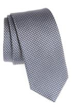 Men's Boss Geometric Silk Tie, Size - Burgundy