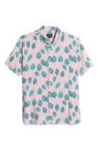Men's Barney Cools Holiday Woven Shirt - Pink