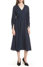 Women's Tibi Convertible Sleeve Midi Dress - Blue