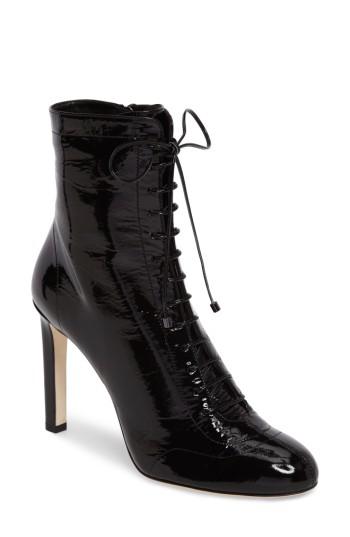 Women's Jimmy Choo Daize Lace Up Bootie Us / 35eu - Black