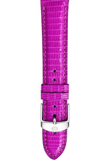 Women's Michele 18mm Lizardskin Watch Strap