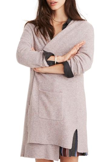 Women's Madewell Kent Cardigan Sweater - Purple