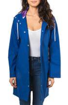 Women's Badgley Mischka Coated Raincoat - Blue