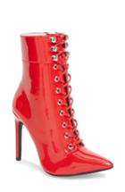 Women's Jeffrey Campbell Elphaba-3 Bootie .5 M - Red