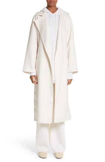 Women's Max Mara Alacre Wool & Cashmere Coat - White