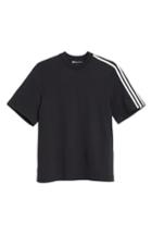 Men's Y-3 White Stripe Crewneck T-shirt