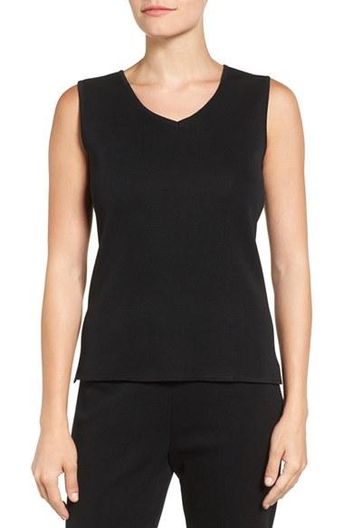 Women's Ming Wang Sweetheart Neck Knit Tank