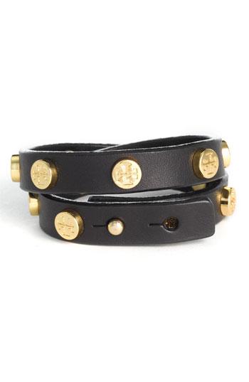 Tory Burch Double Wrap Logo Bracelet