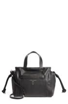Marc Jacobs Tied Up Leather Shoulder/crossbody Tote - Black