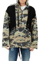 Men's True Religion Brand Jeans Camo Knit Anorak - Green