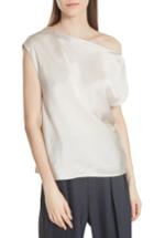 Women's Vince Silk Off The Shoulder Blouse - Ivory