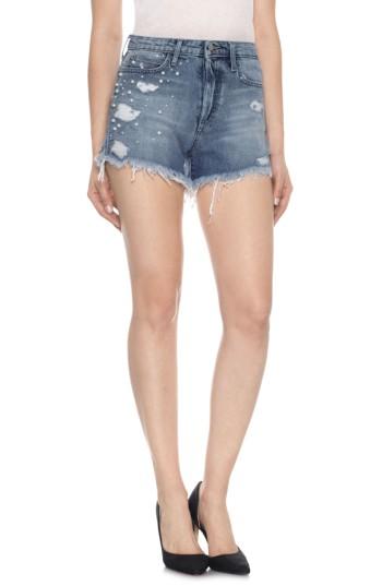 Women's Taylor Hill X Joe's Charlie Embellished Denim Shorts