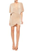 Women's Missguided Plunge Wrap Front Dress