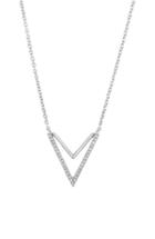 Women's Carriere Diamond Double-v Pendant Necklace (nordstrom Exclusive)