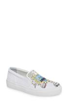 Women's Kenzo K Skate Embroidered Slip-on Sneaker .5us / 39eu - White